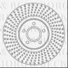 BORG & BECK BBD5348 Brake Disc